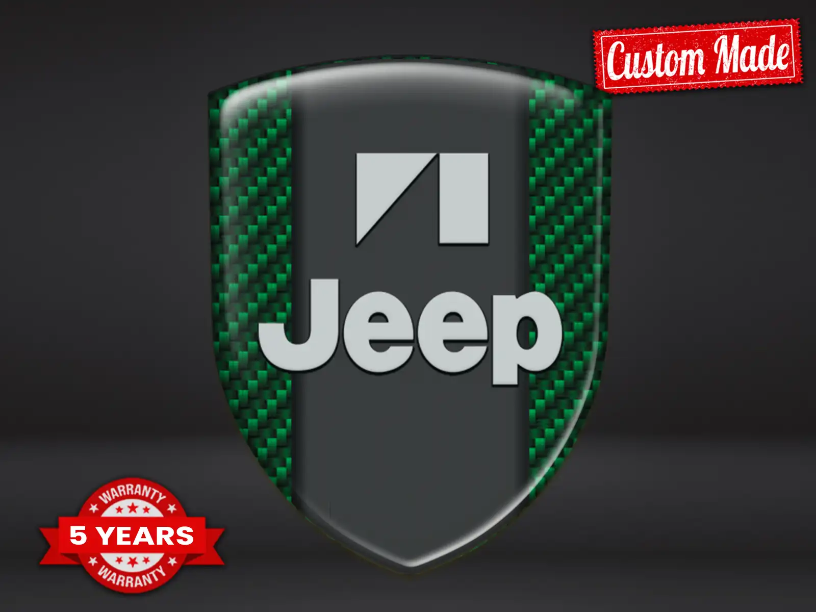Jeep Etichetta Adesiva Resistente Pregiata Professionale